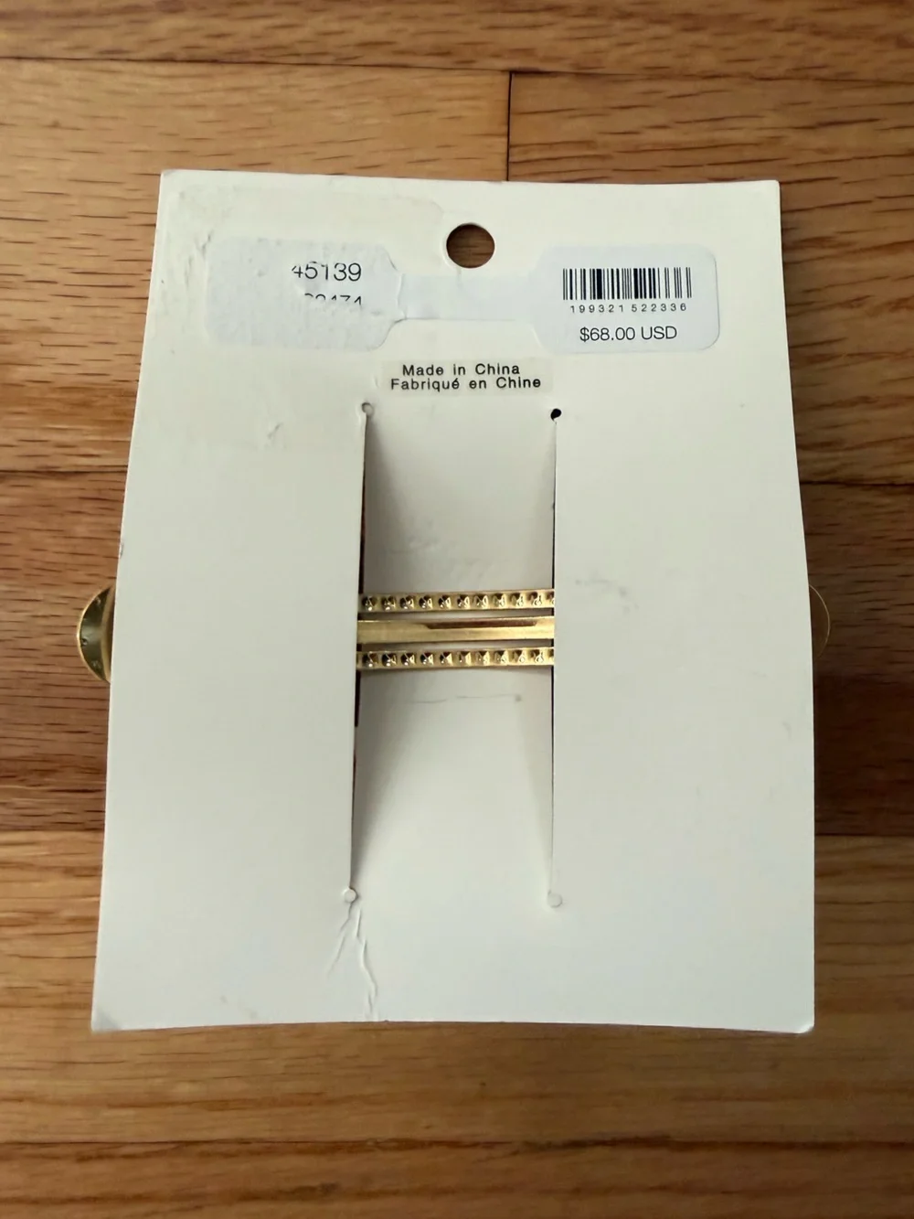 Free People Your Love Gold Plated Barrette NWT